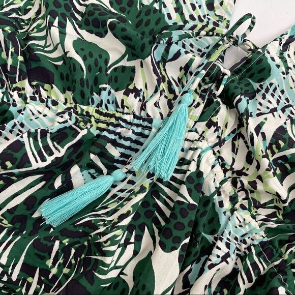 AMERICA & BEYOND Palm Maxi Dress Swimsuit Cover Up - Picture 11 of 12